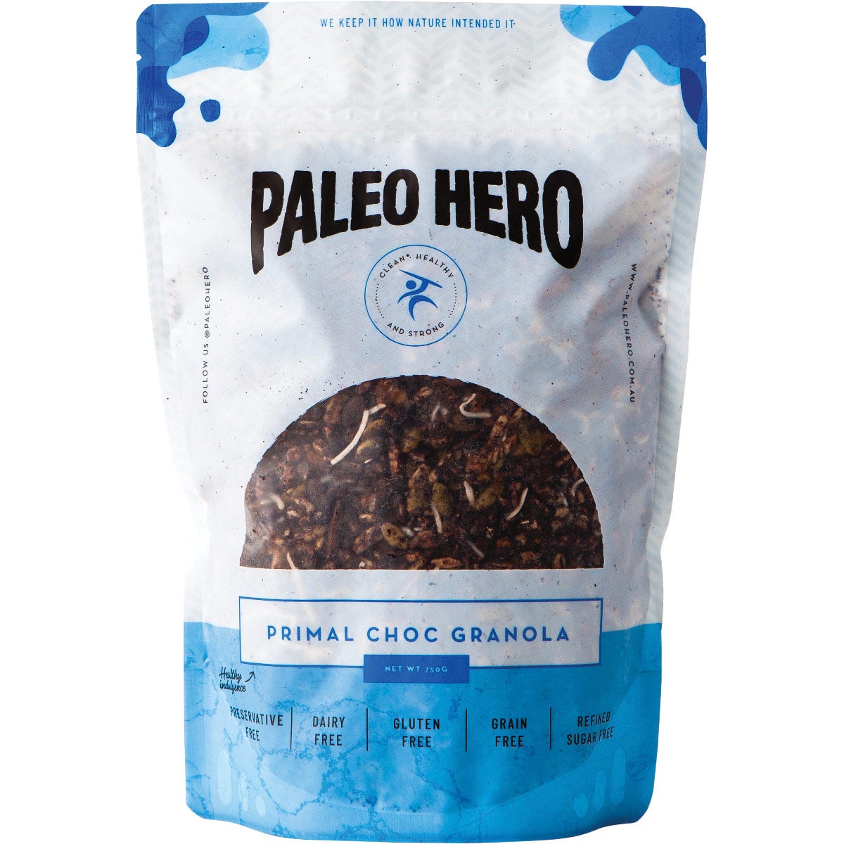 Paleo Hero Primal Choc Granola 750g - Paleo Hero