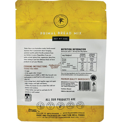 Paleo Hero Primal Bread Mix 350g - Paleo Hero