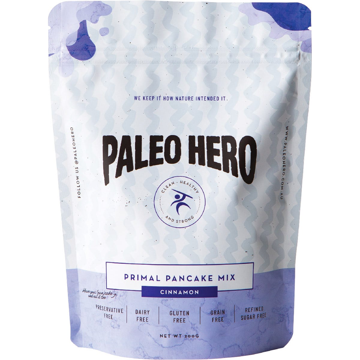 Paleo Hero Primal Pancake Mix Cinnamon 200g - Paleo Hero