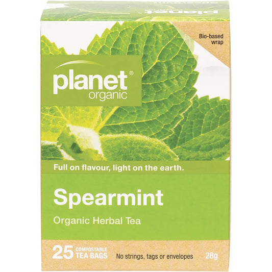 PLANET ORGANIC Herbal Tea Bags Spearmint 25pk