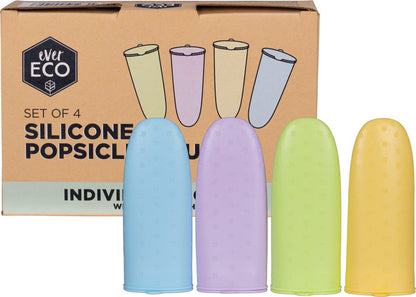Ever Eco Silicone Popsicle Moulds 4pk - Ever Eco