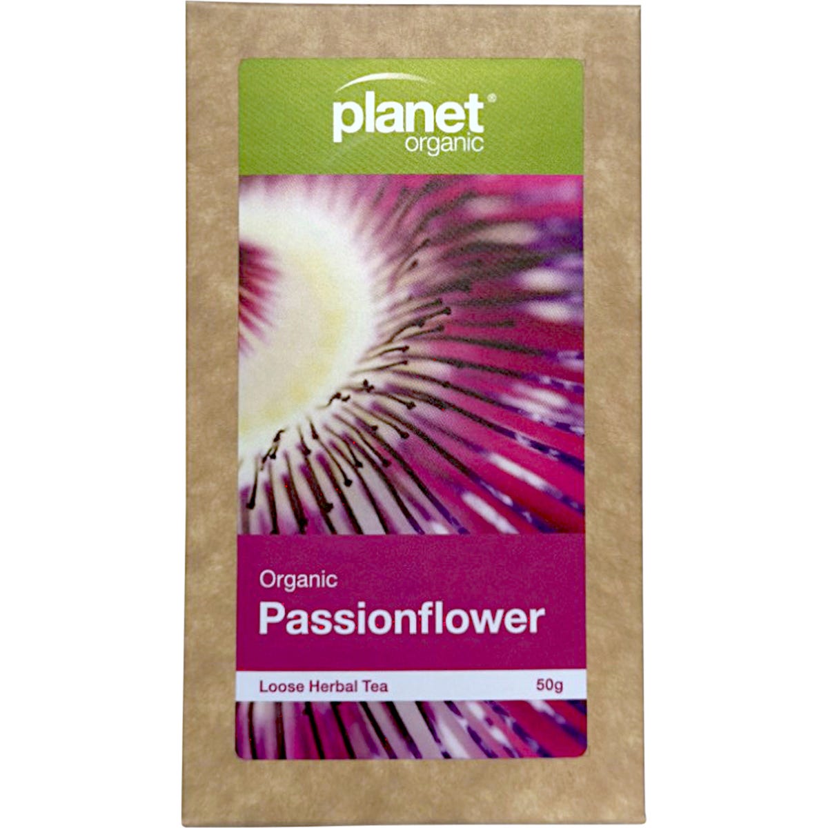 Planet Organic Passionflower Herbal Loose Leaf Tea 50g - Planet Organic