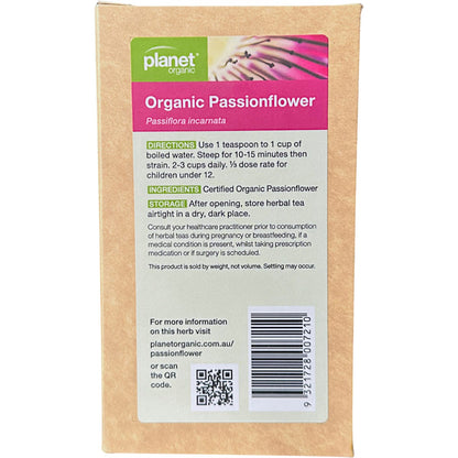 Planet Organic Passionflower Herbal Loose Leaf Tea 50g - Planet Organic