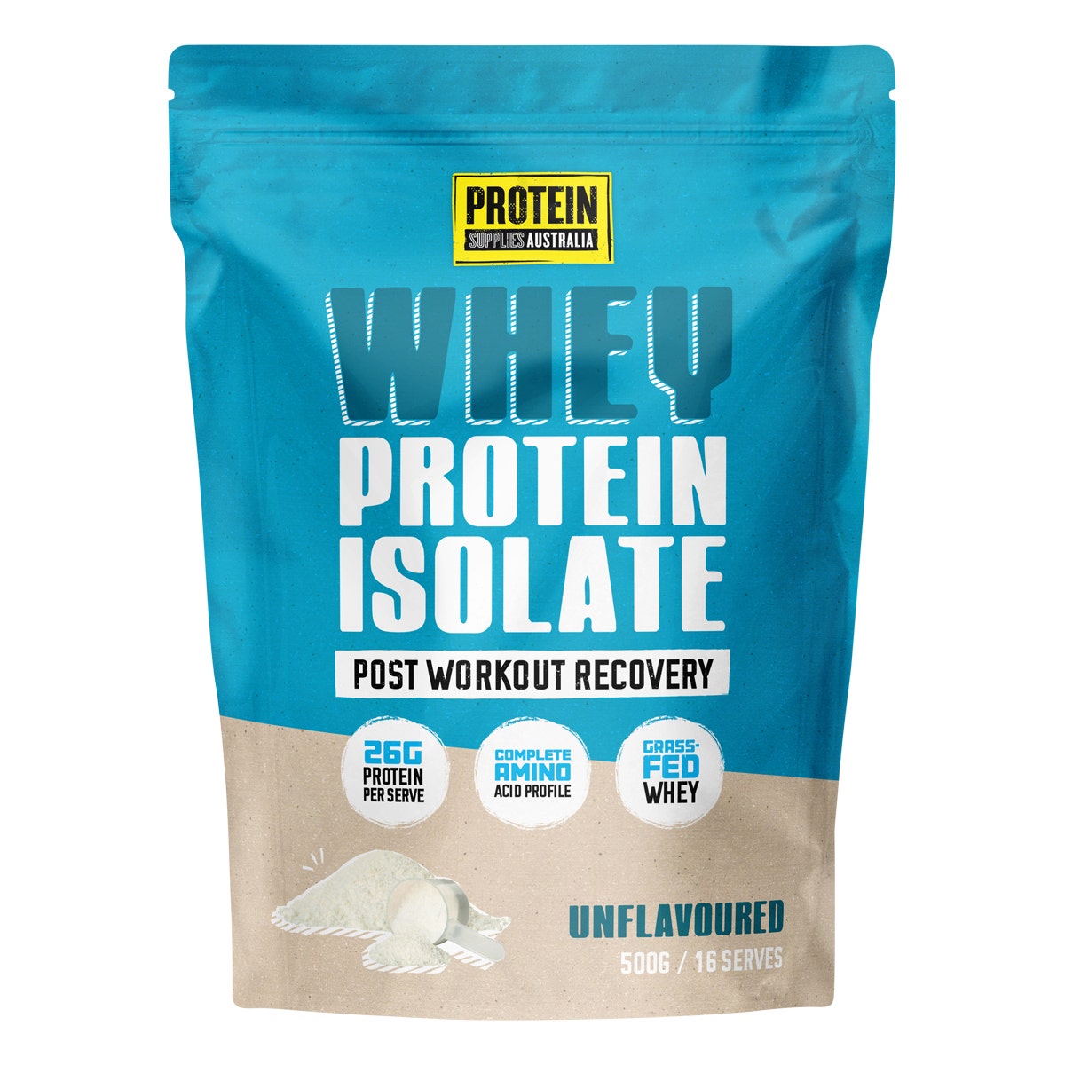 Protein Supplies Australia WPI Whey Protein Isolate Pure 500g