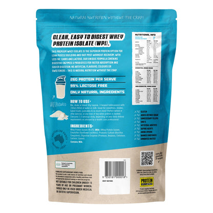 Protein Supplies Australia WPI Whey Protein Isolate Pure 1kg