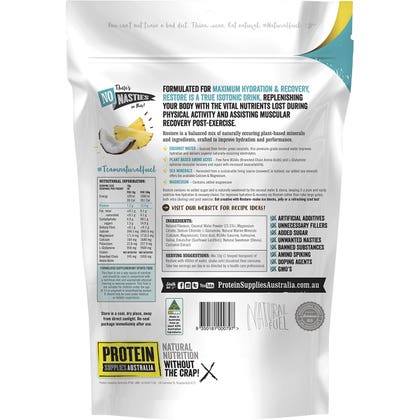 Protein Supplies Australia Restore Hydration Recovery Drink 200g