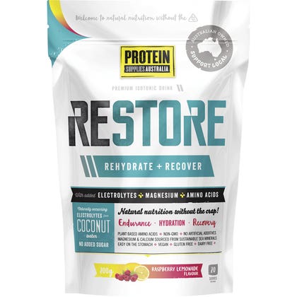 Protein Supplies Australia Restore Hydration Recovery Drink 200g