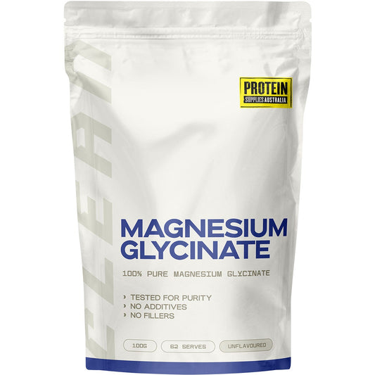 Protein Supplies Australia Magnesium Glycinate 100g - Protein Supplies Australia