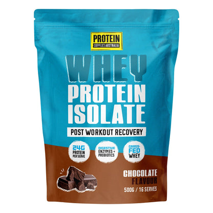 Protein Supplies Australia WPI Whey Protein Isolate Chocolate 500g