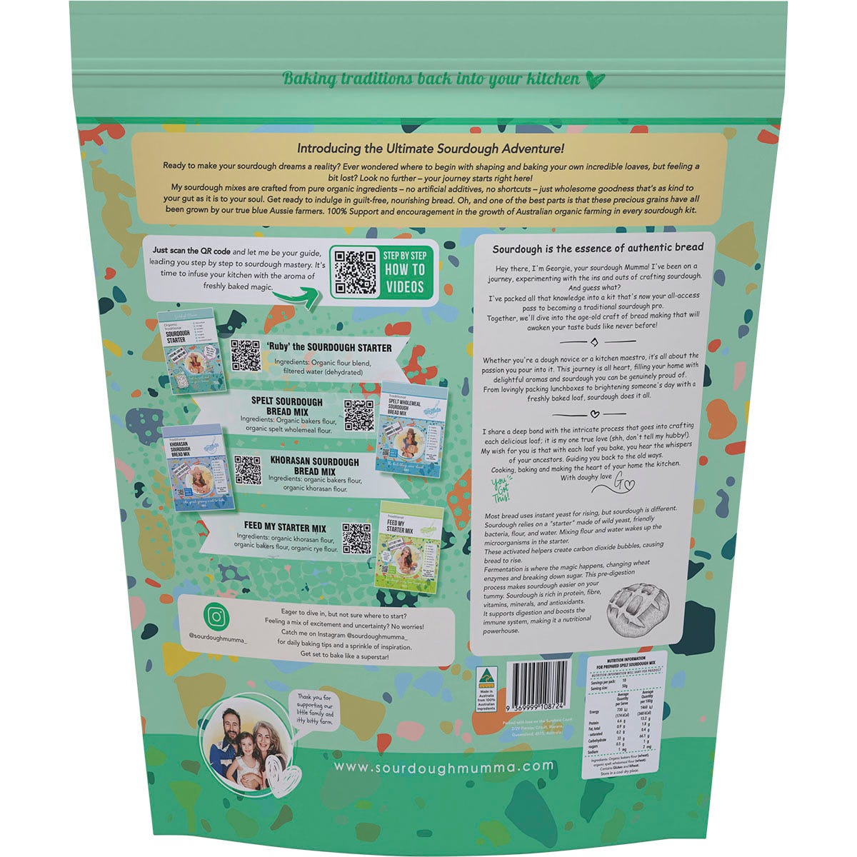 Sourdough Mumma Sourdough Bread Making Kit Traditional 1.52kg - Sourdough Mumma