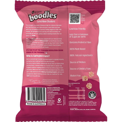 Springhill Farm Boodles Lunchbox Clusters Strawberry 65g - Springhill Farm