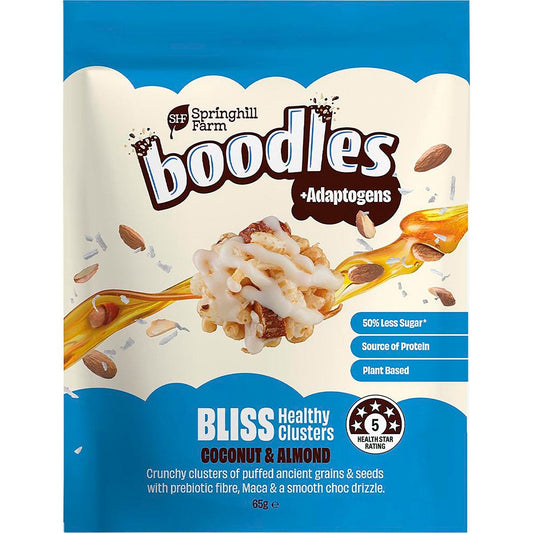 Springhill Farm Boodles Healthy Clusters BLISS Coconut & Almond 65g - Springhill Farm