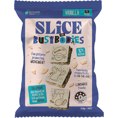Springhill Farm SLICE for Busybodies Vanilla 7 Pack 112g - Springhill Farm