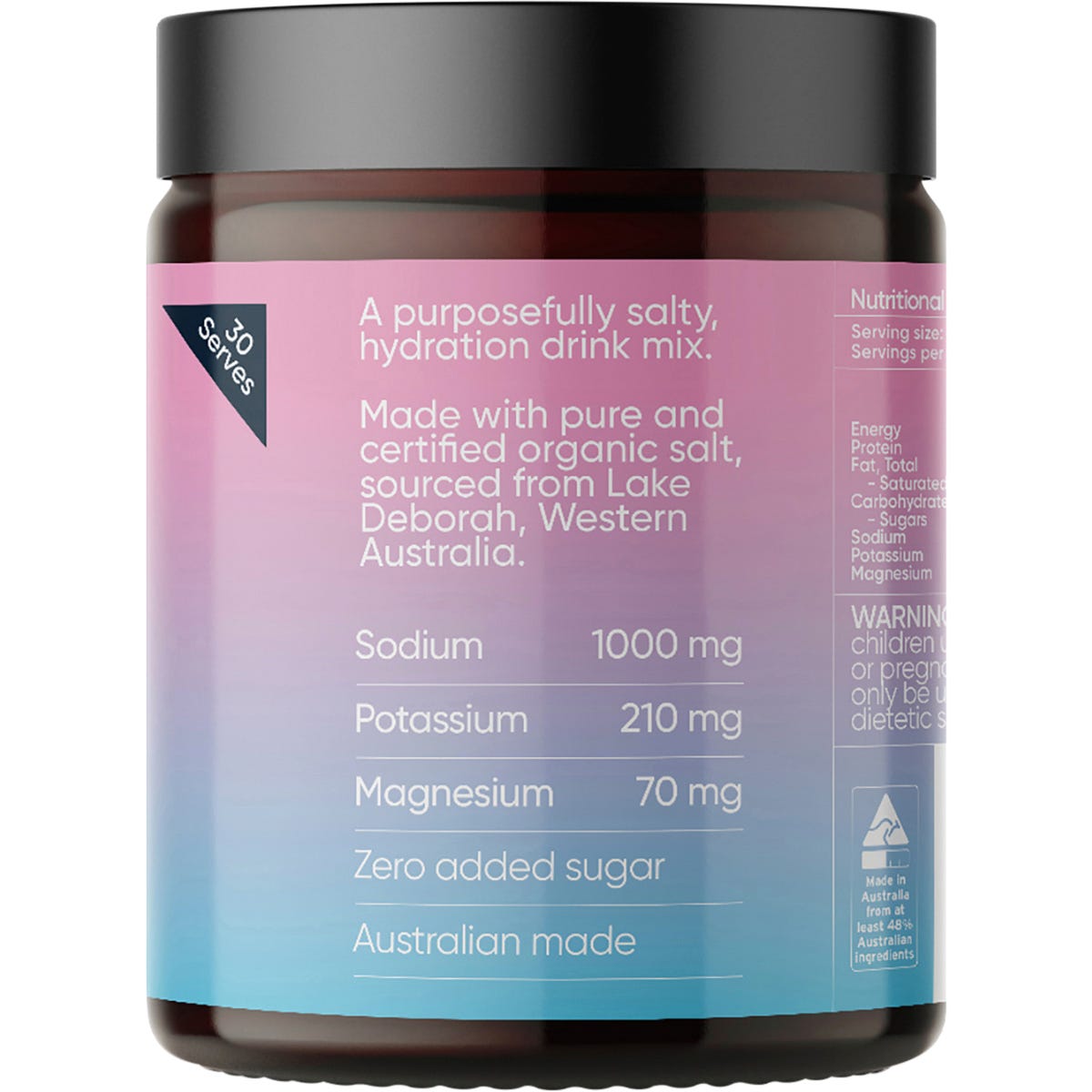 Sodii Everyday Hydration Salts Salty Berry 185g - Sodii
