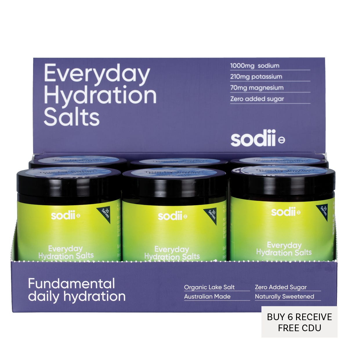 Sodii Everyday Hydration Salts Salty Citrus 185g - Sodii