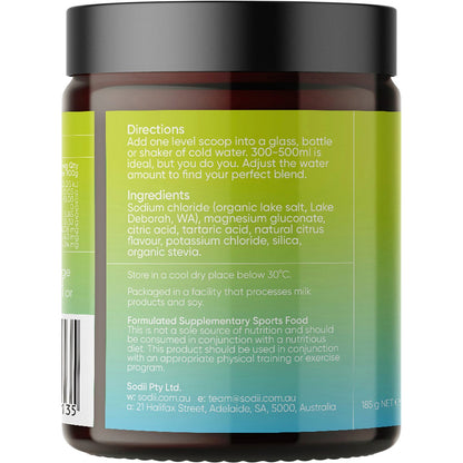 Sodii Everyday Hydration Salts Salty Citrus 185g - Sodii