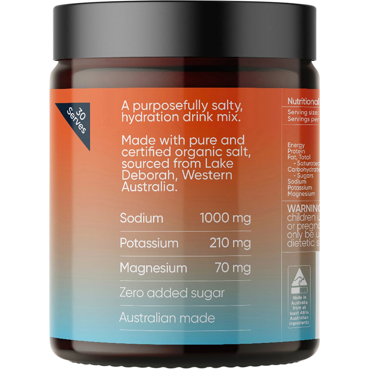 Sodii Everyday Hydration Salts Salty Grapefruit 185g - Sodii