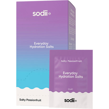 Sodii Everyday Hydration Salts Salty Passionfruit 30pk - Sodii