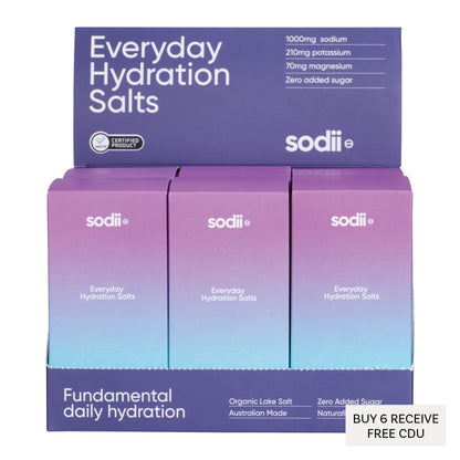 Sodii Everyday Hydration Salts Salty Passionfruit 30pk - Sodii