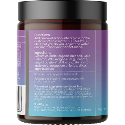 Sodii Everyday Hydration Salts Salty Passionfruit 185g - Sodii