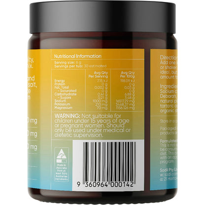 Sodii Everyday Hydration Salts Salty Pineapple 185g - Sodii