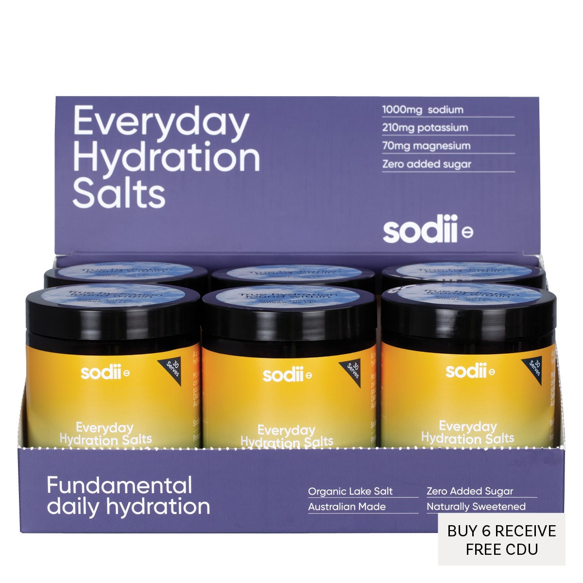 Sodii Everyday Hydration Salts Salty Pineapple 185g - Sodii