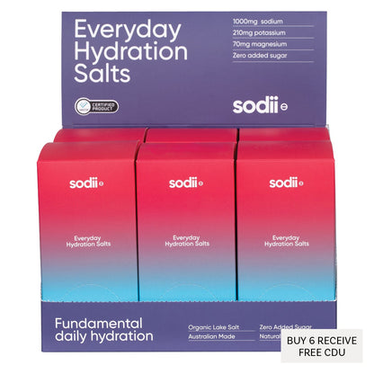 Sodii Everyday Hydration Salts Salty Raspberry 30pk - Sodii