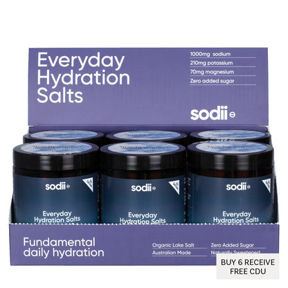 Sodii Everyday Hydration Salts Unflavoured 129g - Sodii