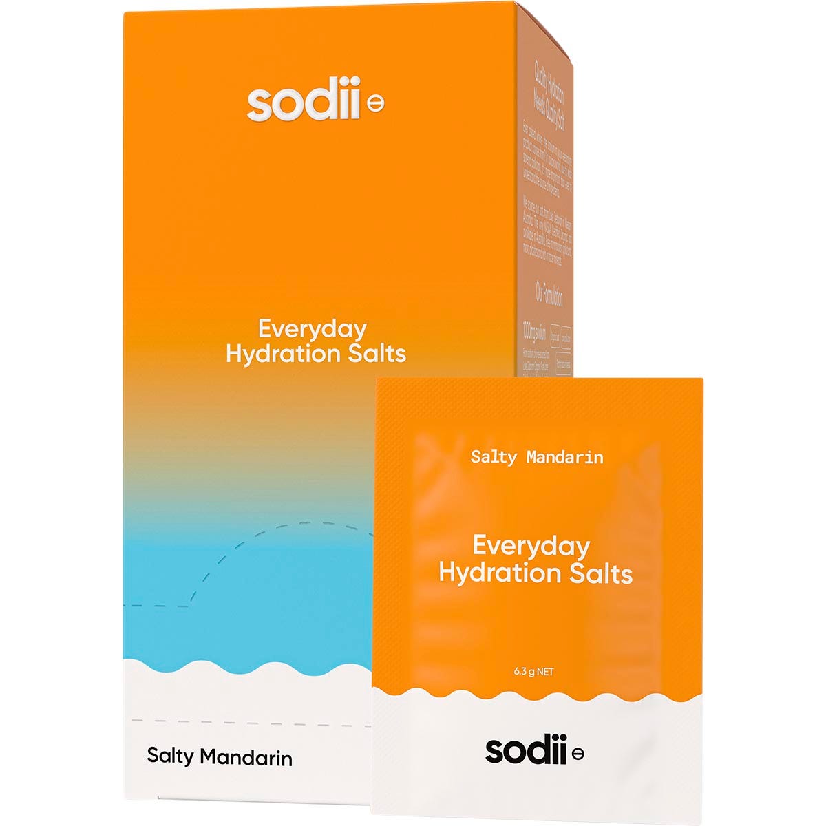 Sodii Everyday Hydration Salts Salty Mandarin 30pk - Sodii