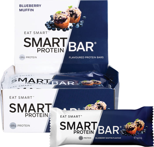 Smart Protein Bar Blueberry Muffin Flavour Protein Bar 12x60g - Smart Protein Bar
