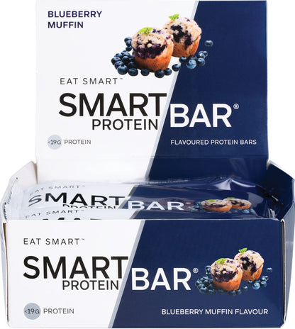 Smart Protein Bar Blueberry Muffin Flavour Protein Bar 12x60g - Smart Protein Bar