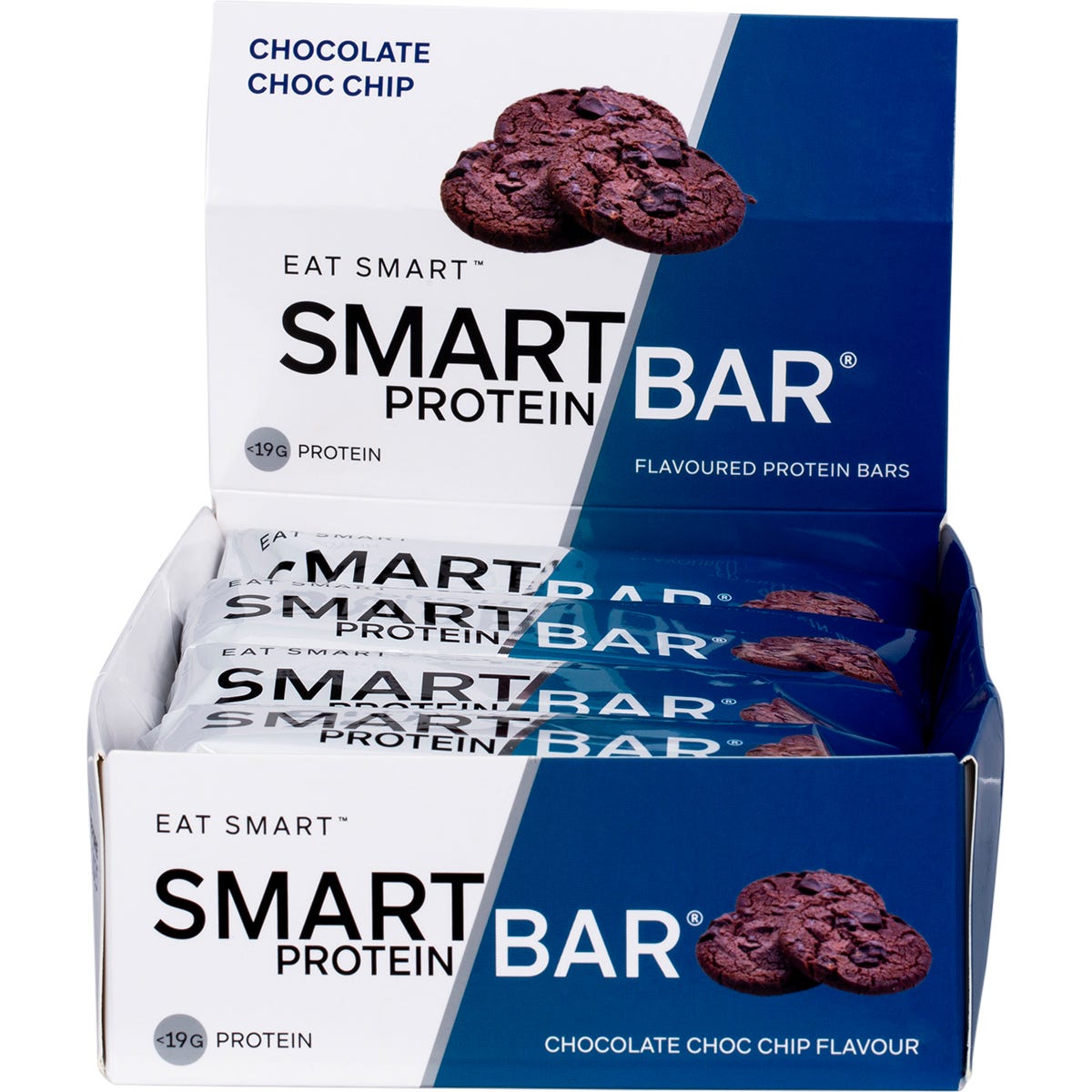 Smart Protein Bar Chocolate Choc Chip Flavour Protein Bar 12x60g - Smart Protein Bar