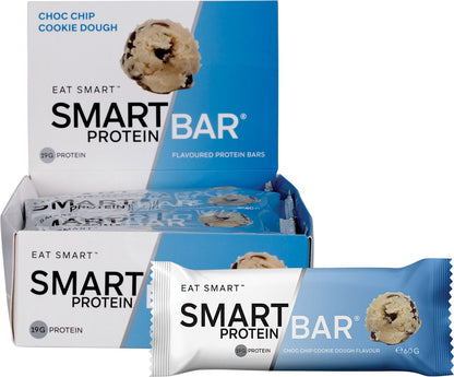 Smart Protein Bar Choc Chip Cookie Dough Flavour Protein Bar 12x60g - Smart Protein Bar