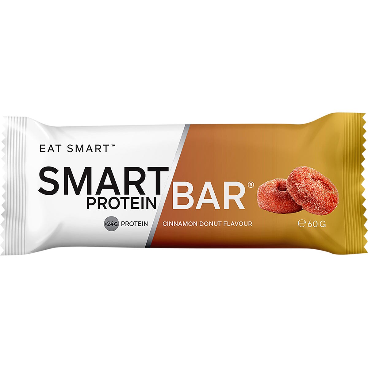 Smart Protein Bar Cinnamon Donut Flavour Protein Bar 12x60g - Smart Protein Bar