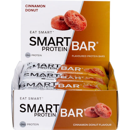 Smart Protein Bar Cinnamon Donut Flavour Protein Bar 12x60g - Smart Protein Bar