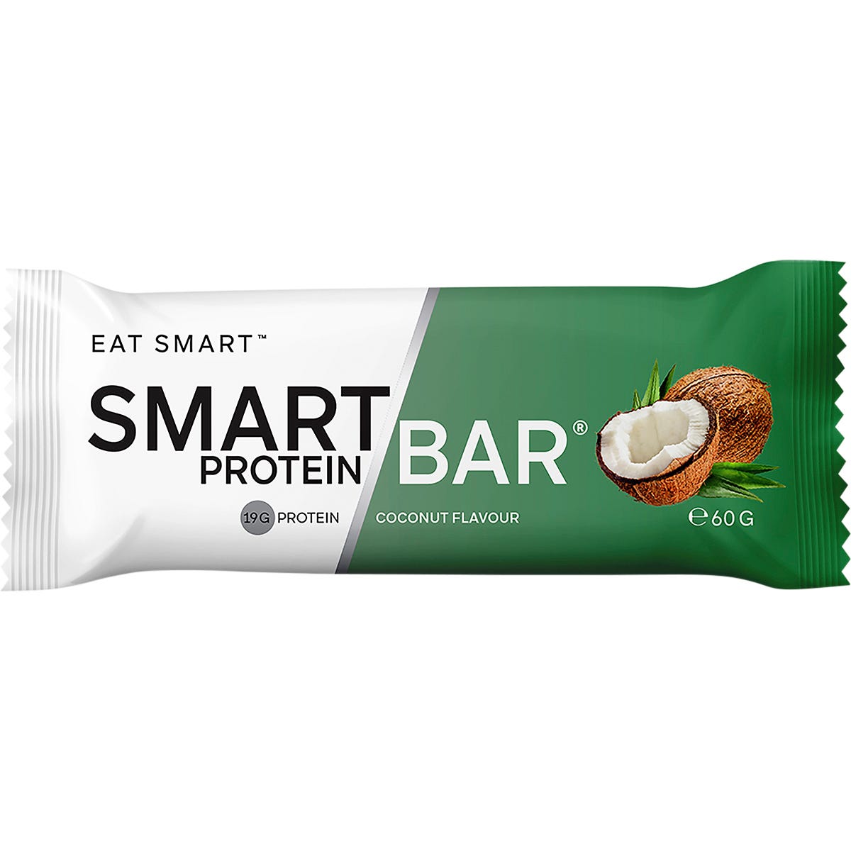 Smart Protein Bar Coconut Flavour Protein Bar 12x60g - Smart Protein Bar