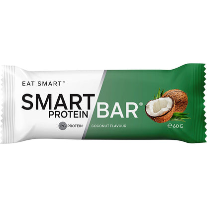 Smart Protein Bar Coconut Flavour Protein Bar 12x60g - Smart Protein Bar