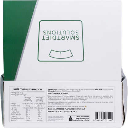 Smart Protein Bar Coconut Flavour Protein Bar 12x60g - Smart Protein Bar