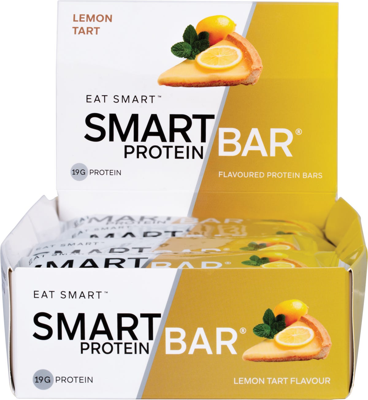 Smart Protein Bar Lemon Tart Flavour Protein Bar 12x60g - Smart Protein Bar