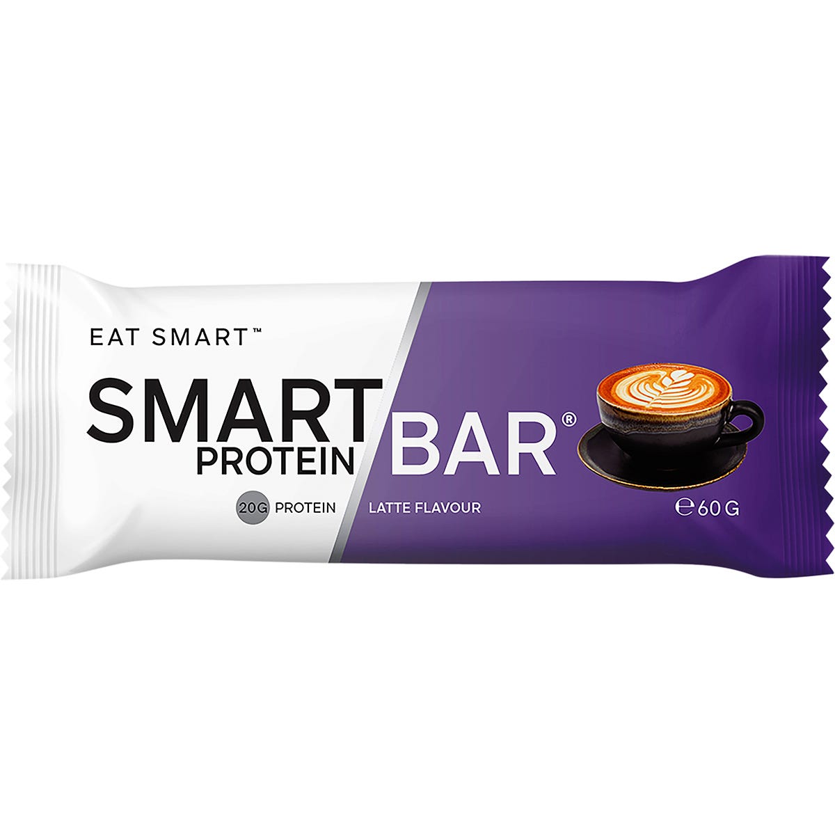 Smart Protein Bar Latte Flavour Protein Bar 12x60g - Smart Protein Bar