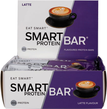 Smart Protein Bar Latte Flavour Protein Bar 12x60g - Smart Protein Bar