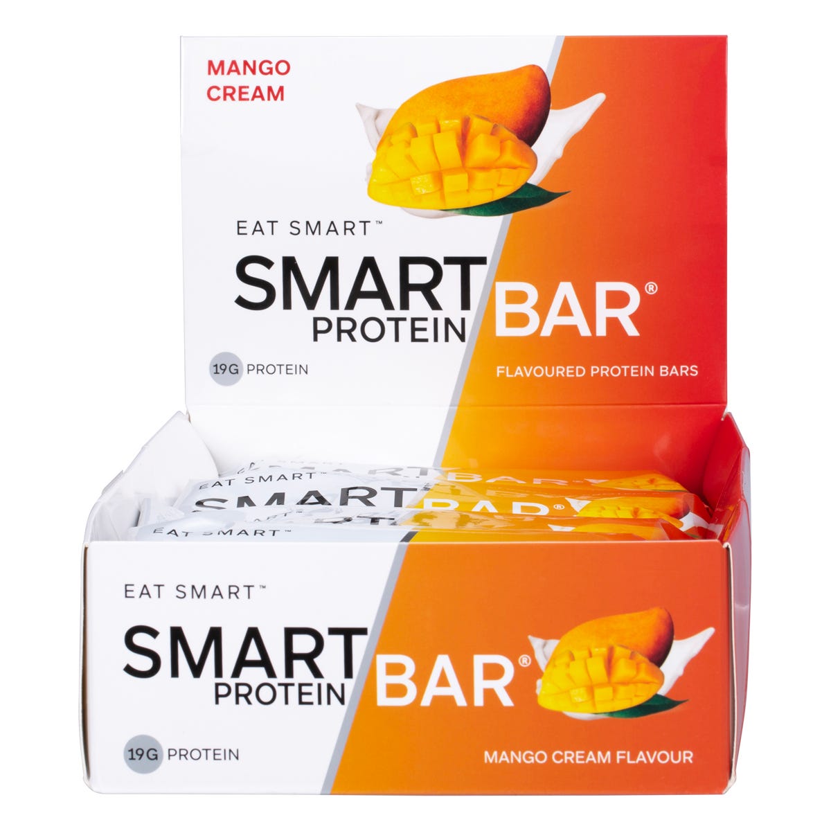 Smart Protein Bar Mango Cream Flavour Protein Bar 12x60g - Smart Protein Bar