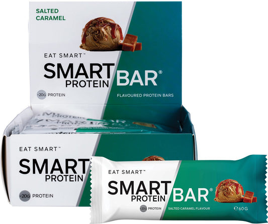 Smart Protein Bar Salted Caramel Flavour Protein Bar 12x60g - Smart Protein Bar