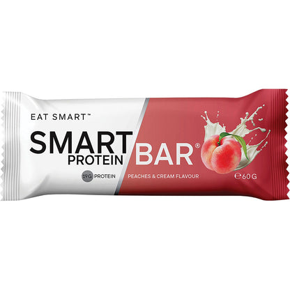 Smart Protein Bar Peaches & Cream Flavour Protein Bar 12x60g - Smart Protein Bar