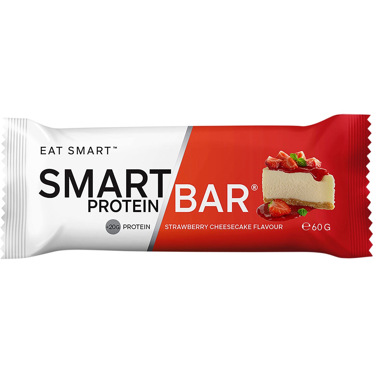 Smart Protein Bar Strawberry Cheesecake Flavour Protein Bar 12x60g - Smart Protein Bar