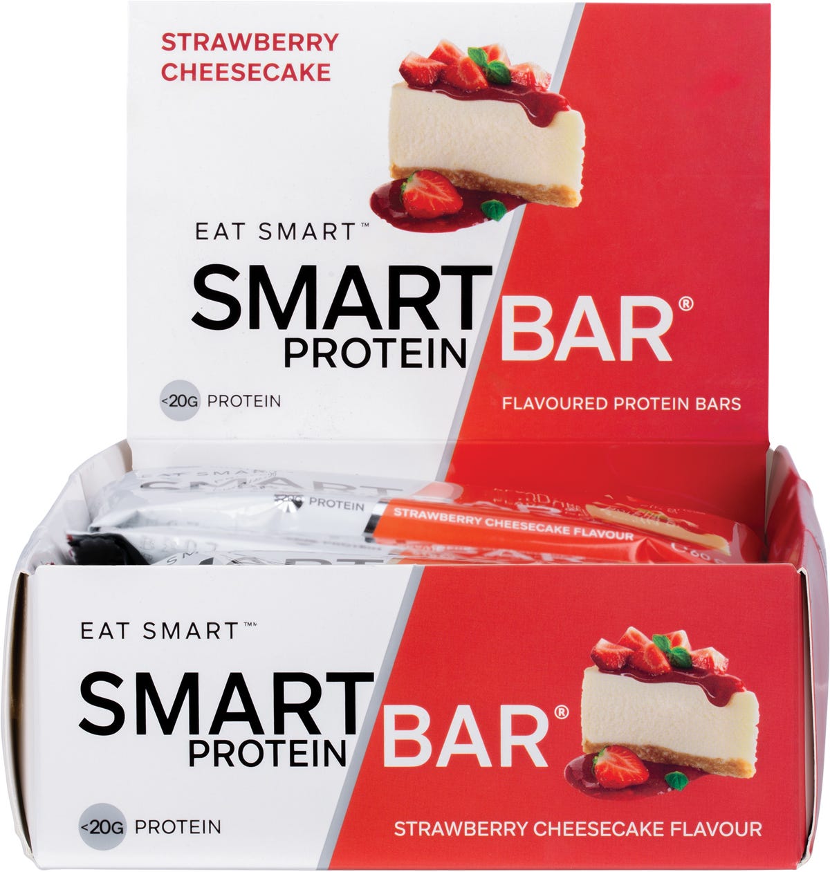 Smart Protein Bar Strawberry Cheesecake Flavour Protein Bar 12x60g - Smart Protein Bar