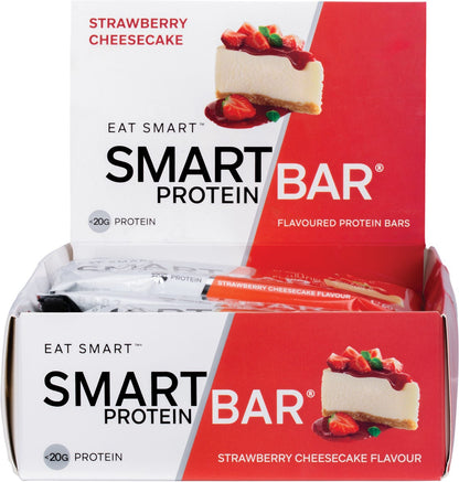 Smart Protein Bar Strawberry Cheesecake Flavour Protein Bar 12x60g - Smart Protein Bar