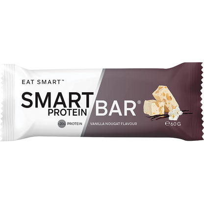 Smart Protein Bar Vanilla Nougat Flavour Protein Bar 12x60g - Smart Protein Bar