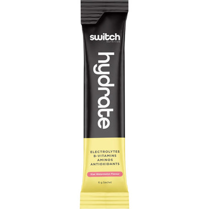 Switch Nutrition Hydrate Electrolytes No Added Sugar Kiwi Watermelon 20x6g - Switch Nutrition