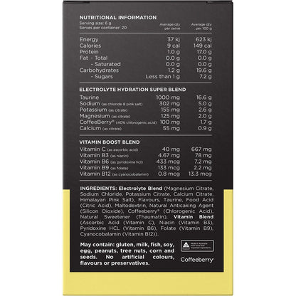 Switch Nutrition Hydrate Electrolytes No Added Sugar Kiwi Watermelon 20x6g - Switch Nutrition